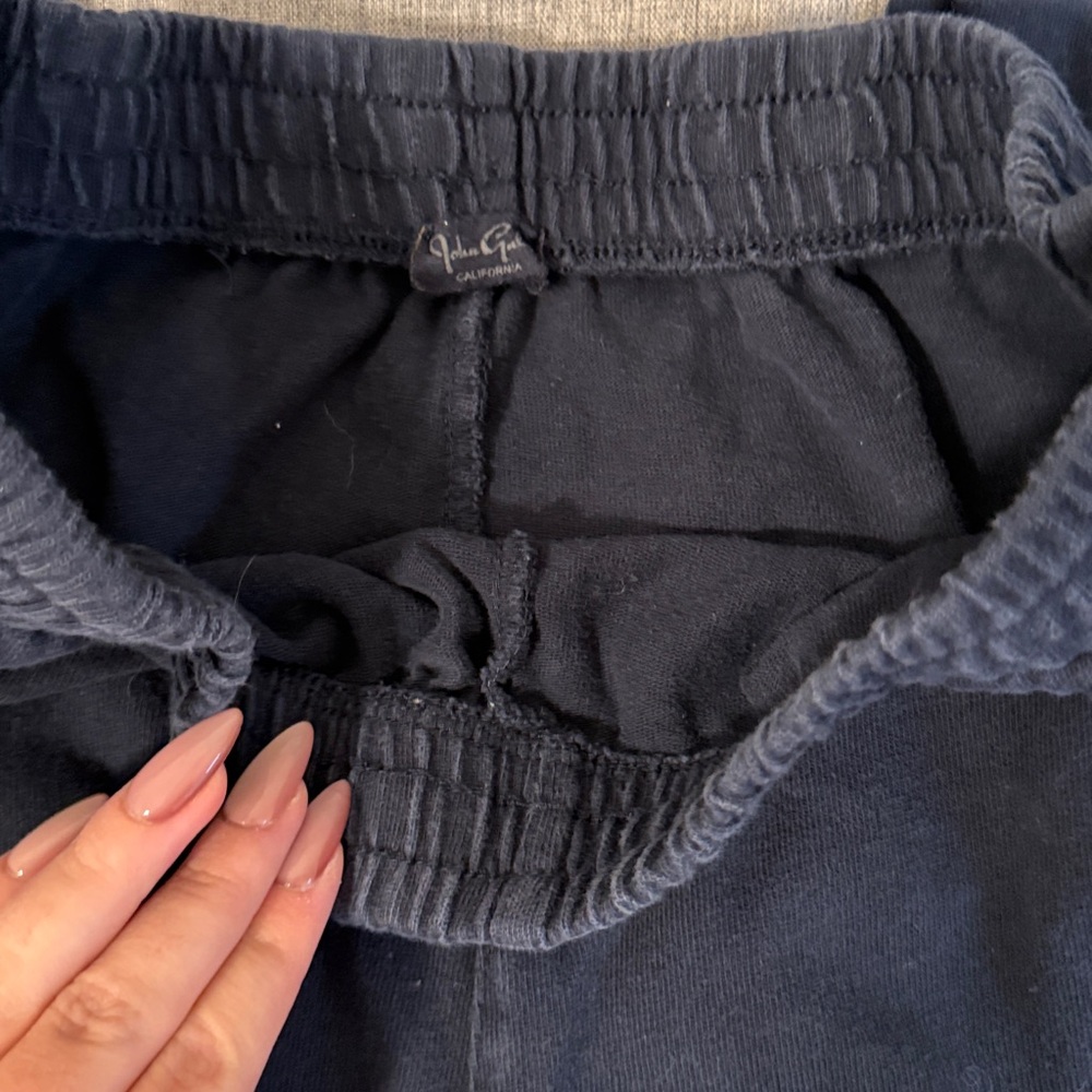 Brandy Melville/John Galt Navy Track Sweatpants - Picture 2 of 3